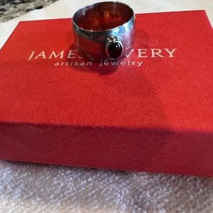 Sterling Ruby Gemstone Ring